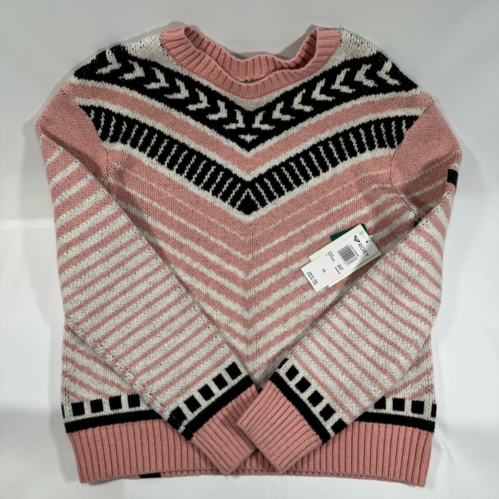 NWT Roxy Sweater Cozy Sound - Technical Jumper for Women Women's Crew Neck Top - Picture 7 of 7
